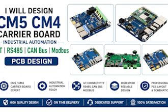 design cm5 cm4 carrier board industrial automation iot rs485 can bus modbus pcb