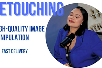 do professional high end photo retouching and skin smoothing