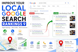do local SEO to rank your business on google maps and page one