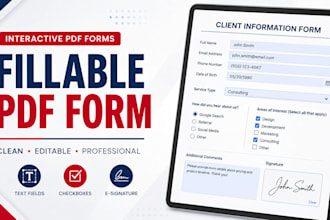 create professional fillable PDF forms