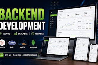 develop secure and scalable laravel backend rest apis