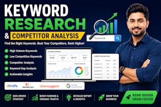do in depth keyword research and competitor analysis