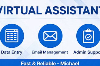 do fast data entry, excel work and web research in 24hours