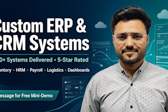develop a custom erp system and business management software