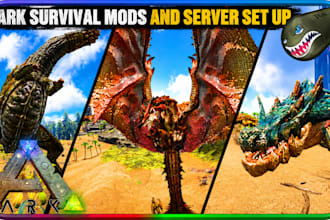create custom ark survival ascended mods, creatures, maps and game mods