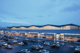 3d terminal design, airport layout, airport runway