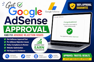 get google adsense approval and fix adsense rejection issues