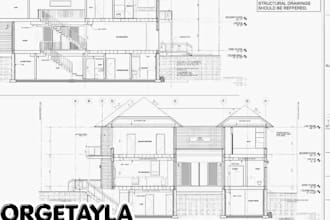 create architectural, structural, and mep permit drawings