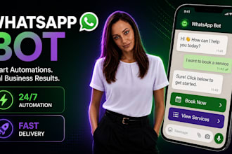 build a custom whatsapp bot with ai and business automation