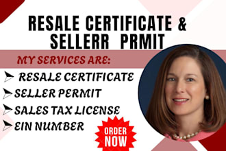 get resale certificate and seller permit in all US state
