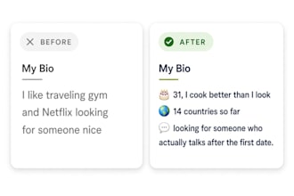 rewrite your dating profile and review your photos