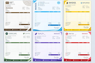 do custom business form, quotation letterhead invoice template in word excel pdf