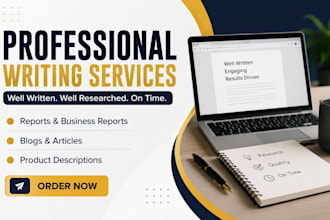 write business articles, reports and blog posts for any industry