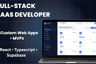 a custom client portal and user dashboard web app