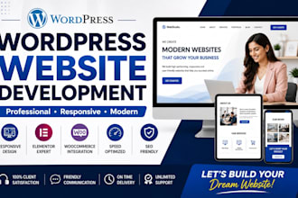 create a responsive HTML CSS javascript website