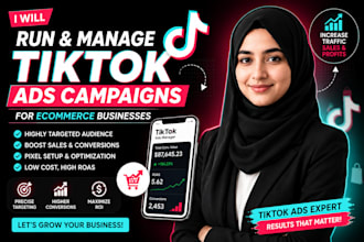 run and manage tiktok ads for your ecommerce business
