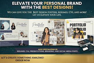 create a modern and professional personal portfolio