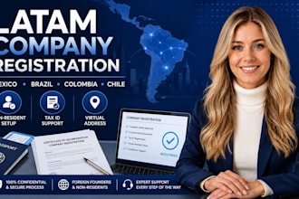 do mexico brazil colombia chile latam company registration and virtual address