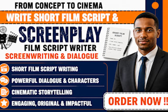 write short film script screenplay film script writer screenwriting dialogue