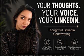 ghostwrite thought leadership linkedin posts in your voice