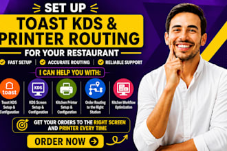 set up toast kds and printer routing for your restaurant