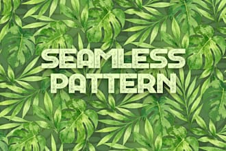design seamless textile patterns and surface pattern designs