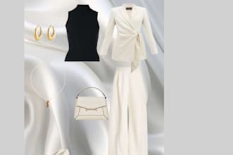 design fashion looks and create fashion moodboards