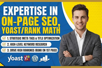 do advanced wordpress on page SEO optimization using yoast orrank math