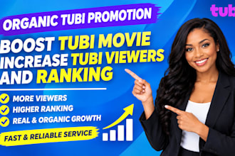 organic tubi promotion boost tubi movie increse tubi viewers and ranking