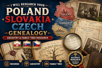 research your poland, slovakia and czech genealogy, ancestry, family tree