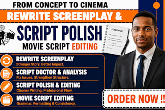 rewrite screenplay rewriting script doctor script polish