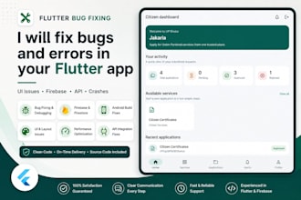 fix bugs and errors in your flutter app
