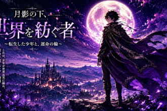 draw anime manga light novel cover illustration webtoon manhwa style book art