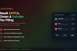 do tax consulting services gcc ksa, bahrain, oman  zatca, nbr