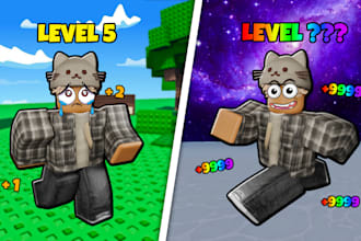 design a unique roblox thumbnail for youtube and roblox