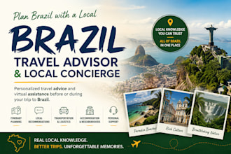 be your personal travel advisor and local expert in brazil