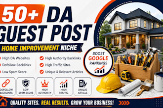 publish home improvement guest posts with dofollow backlinks