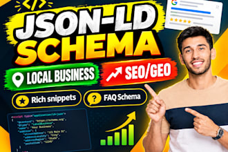 json ld schema markup, structured data for local, ai search and overviews
