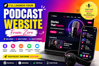 launch your podcast website from zero
