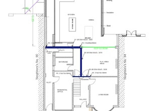 create 2d house plans, floor plans and architectural drawings in autocad
