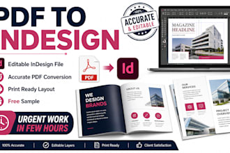 convert PDF to editable adobe indesign