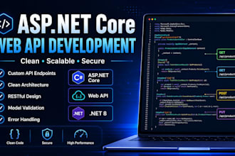 develop or fix asp dot net core web API endpoints