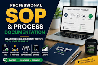 professional sops, workflows and process documentation