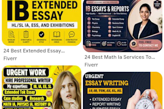 do ib extended essays, ia, hl, sl and ee