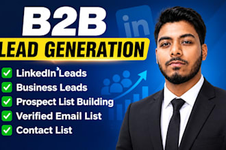 do targeted b2b leads, linkedin prospects and verified email