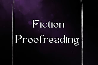 proofread your fiction manuscript