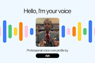 record a professional british male voiceover