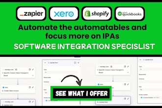 integrate quickbooks xero shopify hubspot zoho method crm zapier ai automation