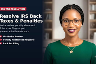 help you resolve irs back taxes and reduce penalties