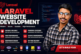 be your full stack laravel web developer